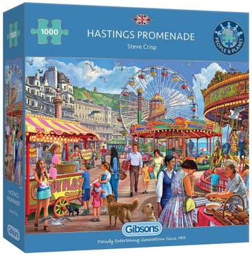 Hastings Promenade Puzzel (1000 stukjes) | Gibsons - Puzzels, Verzenden, Nieuw