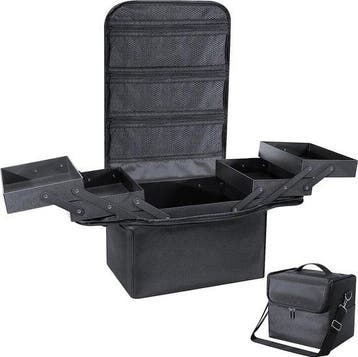 2dekans | Make-up Organizer Box, Vanity Case, Cosmetische, Ophalen of Verzenden, Zo goed als nieuw, Zwart