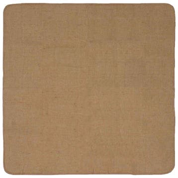 vidaXL Gebied Tapijt Licht Bruin 160 x 160 cm Jute, Verzenden, Nieuw, Bruin