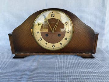 Klok - Art Deco Hout - 1930-1940