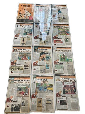 Tintin - 24 Promotional Material - Journal La Meuse - 2010, Nieuw