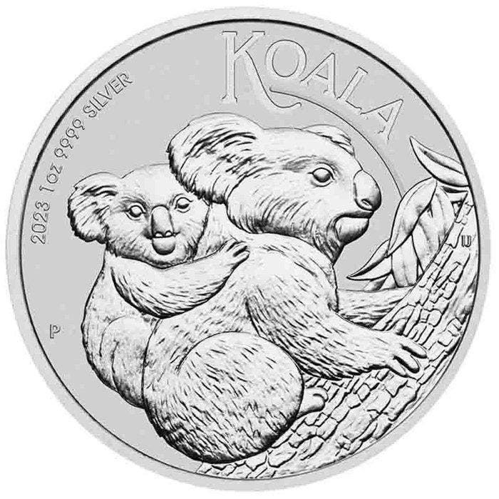 Australië. 1 Dollar 2023 1 oz $1 AUD Australian Silver Koala, Postzegels en Munten, Edelmetalen en Baren