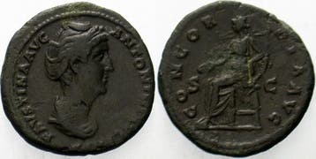 As 138/141 Rom Kaiserzeit Diva Faustina 138-161 (gemahlin..., Verzenden