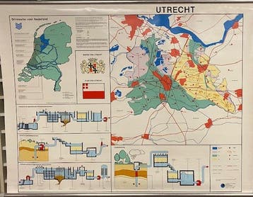 Klassikale kaart Utrecht, Boeken, Verzenden, Nieuw