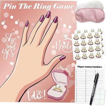 7-delige sjerpen set Bride to Be en Team Bride, Kleding | Dames, Ophalen of Verzenden, Nieuw, Wit, Accessoires