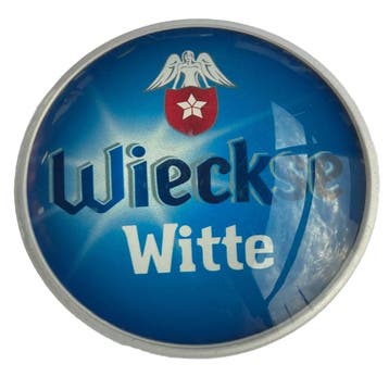 Occasion - Ronde taplens Wieckse witte bol 69 mmø, Ophalen of Verzenden