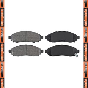 Remblokken Vooras Nissan Navara 2.5 dCi - ABS 37518, Verzenden, Nieuw, Nissan
