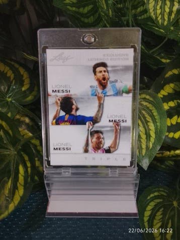 Leaf 2024 | Lionel Messi | Card Triple ELE-49 | Exclusive, Nieuw