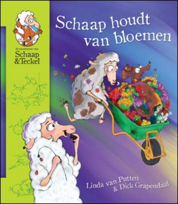 Schaap houdt van bloemen / De avonturen van Schaap en Teckel, Boeken, Verzenden, Zo goed als nieuw, Linda van Putten