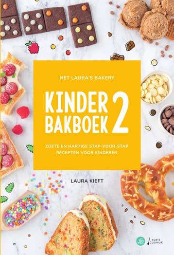 Het LauraS Bakery Kinderbakboek 2 | Laura Kieft | Nieuw, Ophalen of Verzenden, Nieuw, Laura Kieft