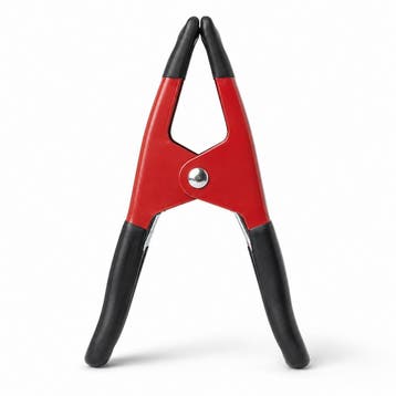Zeilklem 10cm rood met beschermdoppen, Verzenden, Nieuw
