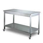 HCB Basic-line Werktafel - met onderschap - 120 x 70 x 85 cm, Verzenden, Nieuw in verpakking, Overige typen