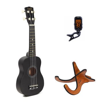 Korala UKS-15 sopraan ukulele set – inclusief stemapparaat, Ophalen of Verzenden, Nieuw
