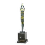 sculptuur, Art Deco Bronze Sculpture “Starfish” – After, Antiek en Kunst