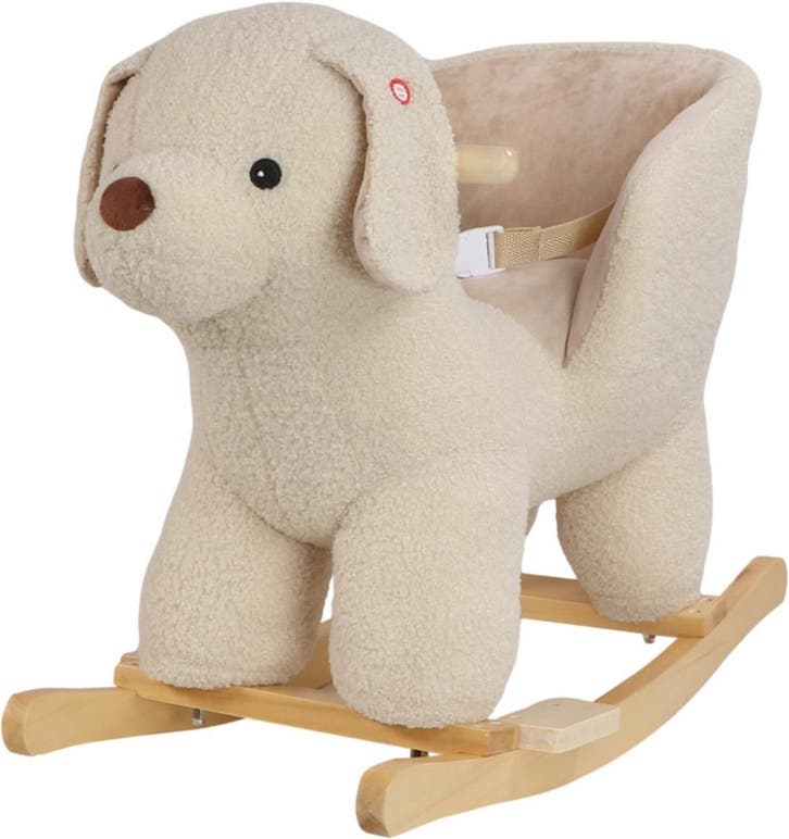 MamaLoes Hond Hummel Bouclé Hobbeldier, Kinderen en Baby's, Speelgoed | Babyspeelgoed, Nieuw, Verzenden