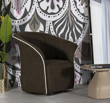 SIENA GREEN DRAAIFAUTEUIL CM 83,5x66x80 (ZITHOOGTE CM 42), Ophalen of Verzenden, Nieuw
