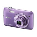 Nikon Coolpix S3500 Digitale Compact Camera - Paars, Verzenden, Zo goed als nieuw