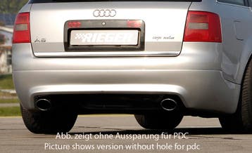 Rieger achteraanzetstuk S6-Look | A6 (4B): 01.97-06.01 (tot, Auto-onderdelen, Verzenden, Nieuw, Audi