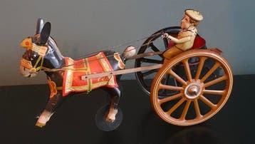 Bell Italy - Blikken speelgoed - Sailors Donkey Cart -, Antiek en Kunst