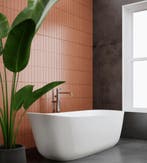 Wandtegel Ragno Gamma Oranje Canyon Glans 5x15 (Muurtegels), Nieuw, Minder dan 20 cm, 10 m² of meer, Wandtegels