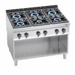 GGM Gastro | Gasfornuis - LORENZO 900 - 1200x900mm - 53,5 kW, Verzenden