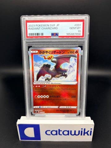 Pokémon - 1 Graded card - Radiant Charizard - 001/038 - PSA, Nieuw