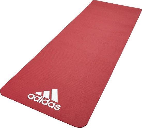 Adidas fitnessmat l rood l 173 x 61 x 0.7 cm, Sport en Fitness, Fitnessmaterialen, Zo goed als nieuw, Ophalen of Verzenden