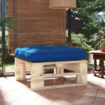 vidaXL Tuinhocker pallet geïmpregneerd grenenhout, Verzenden, Nieuw