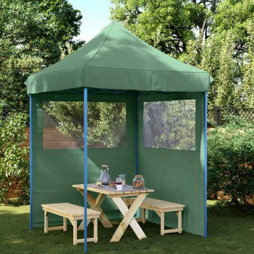 vidaXL Partytent 200 x 200 x 306 cm Groen Oxford Stof, Verzenden, Nieuw, Partytent