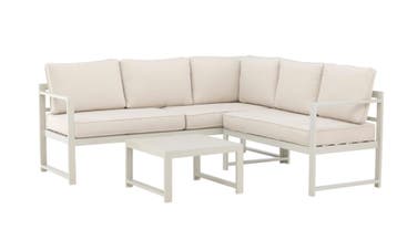 Hoek Loungeset-Hugo-Beige-Alu-The Outsider, Verzenden, Nieuw