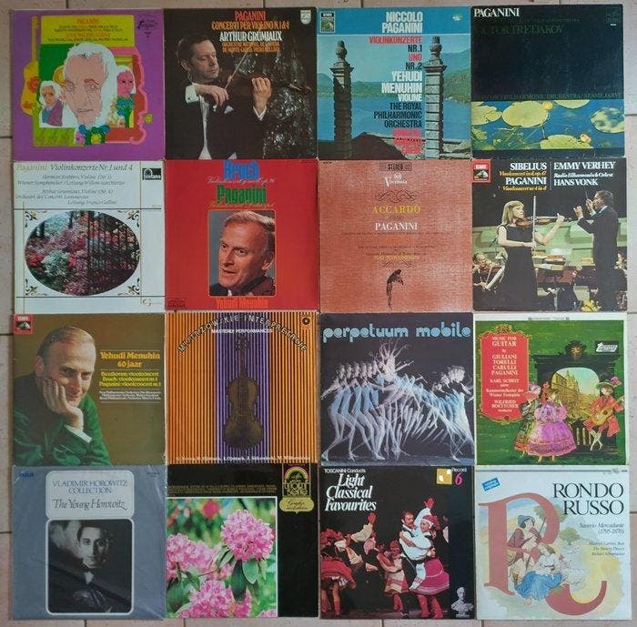 Niccolò Paganini - 16 x albums by this great Italian, Cd's en Dvd's, Vinyl Singles