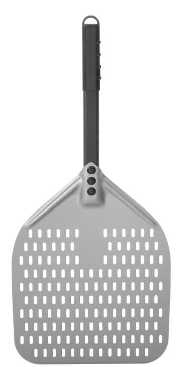 Pizza schep geperforeerd | geanodiseerd aluminium | 56x30 cm, Verzenden