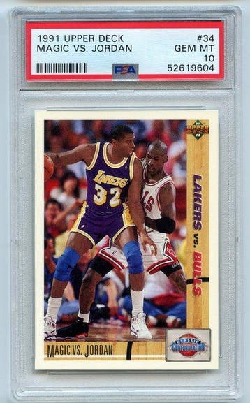 Upper Deck - 1991 - Magic vs. Jordan - Graded - Gem Mint -, Nieuw