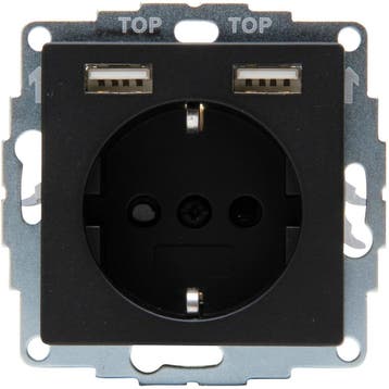 KOPP - Wandcontactdoos - Athenis HK07 - Inbouw - 1-voudig, Ophalen of Verzenden, Nieuw, Overige typen, Led