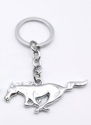 Ford Mustang pony sleutelhanger chrome, Ophalen of Verzenden, Nieuw