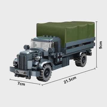 Bouwstenen Militair Voertuig & Tank - Leerzaam Speelgoed voo, Verzenden, Nieuw