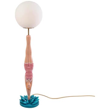 Seletti Tafellamp Diver - Rood, Ophalen of Verzenden, Gebruikt, Metaal