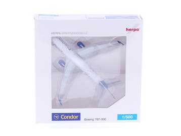 Schaal 1:500 Herpa 517744 Condor Boeing 767-300 met Wingl..., Ophalen of Verzenden, Gebruikt
