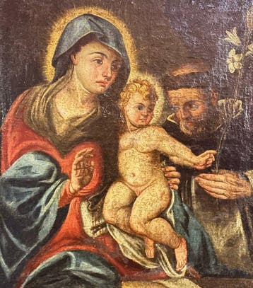 Italiaanse school (XVII) - Madonna con Bambino