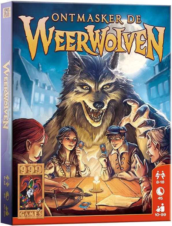 Ontmasker de Weerwolven - Kaartspel | 999 Games -, Hobby en Vrije tijd, Gezelschapsspellen | Kaartspellen, Nieuw, Verzenden