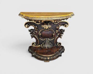 Wandtafel - Hout - Antieke barokconsole