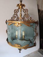 Plafondlamp - Brons, Antiek en Kunst