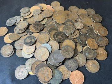 Verenigd Koninkrijk. United Kingdom – Lot de 180 monnaies