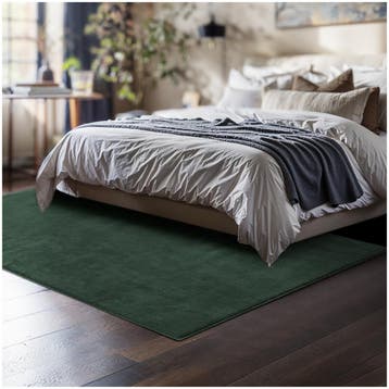 Kortpolig vloerkleed Soft Zone - 120 x 170 cm, groen, Huis en Inrichting, Verzenden, Nieuw