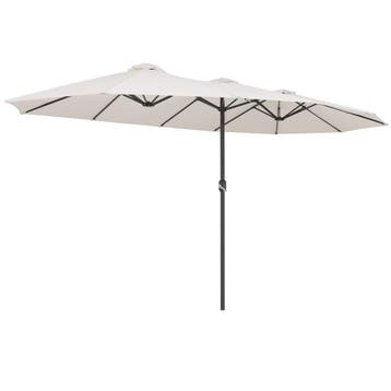 Dubbele Parasol Crème met UV-bescherming 80+, Verzenden, Nieuw