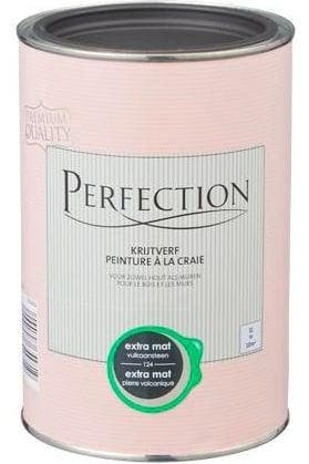 Perfection Krijtverf Extra Mat - Poederig Lila - 1 liter, Overige kleuren, Nieuw, Ophalen of Verzenden, Verf