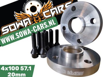 Spoorverbreders Spacers Bmw serie 3 e30 e21 4x100 57,1 20mm, Verzenden