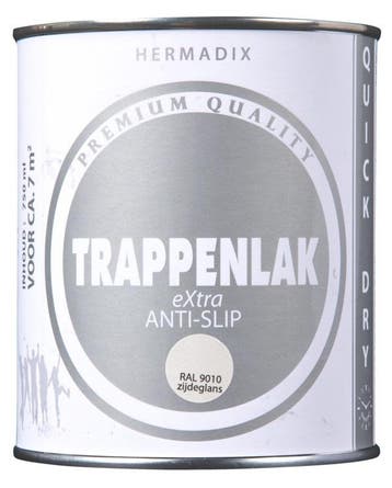 Hermadix Trappenlak Extra Zijdeglans Wit 750 ml, Ophalen of Verzenden, Nieuw