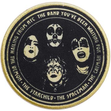 KISS - Hailing From NYC - patch officiële merchandise, Ophalen of Verzenden, Nieuw, Kleding