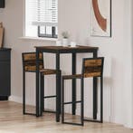 vidaXL Staande Bartafel Bewerkt hout, Huis en Inrichting, Tafels | Eettafels, Verzenden, Nieuw